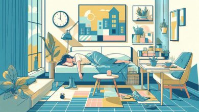 درست خوابیدن برای جلوگیری از چروک