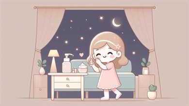 روتین شبانه دختران جوان