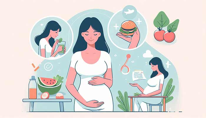 تغذیه در ماه های اول بارداری برای زیبایی جنین